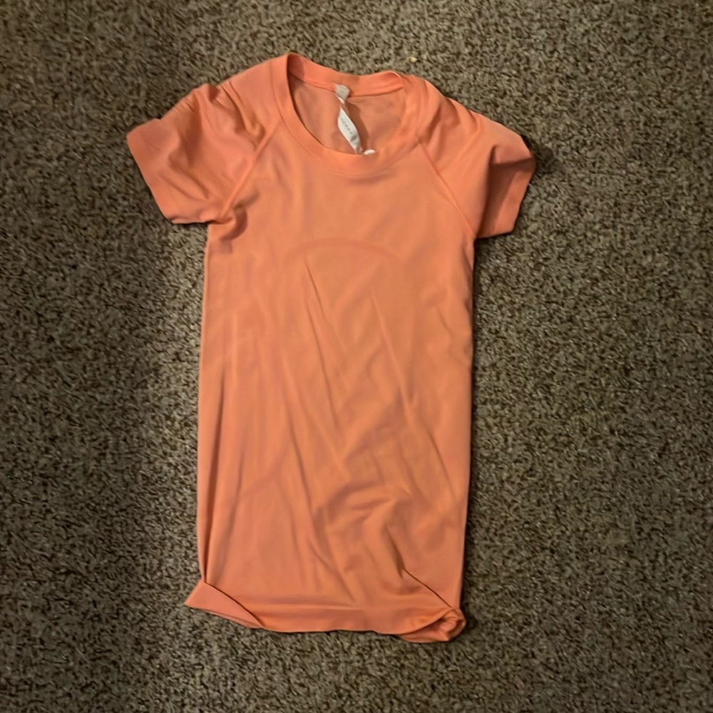 lululemon swiftly short sleeve orange